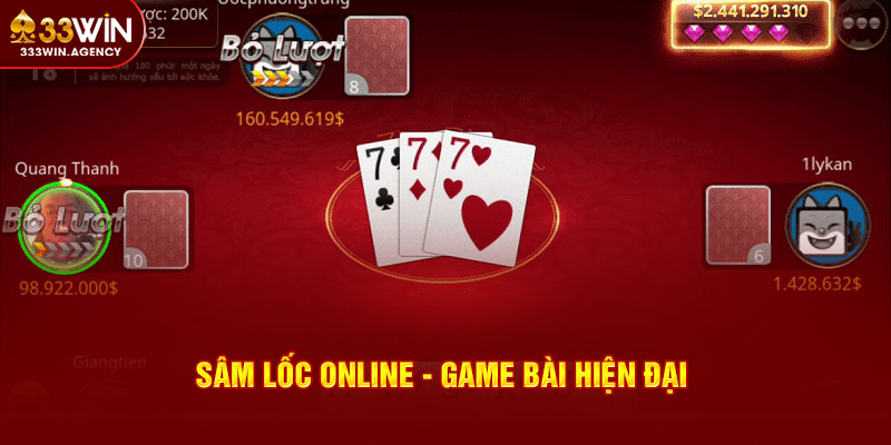 Sâm lốc online - Game bài hiện đại